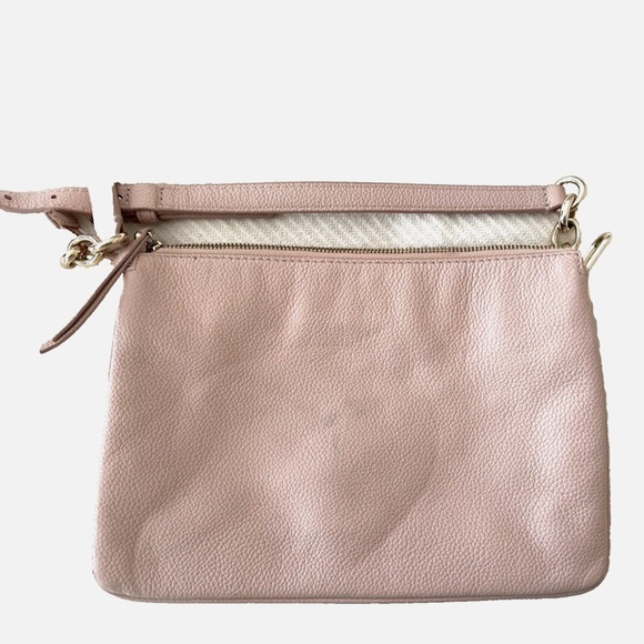 Kate Spade Leila Triple Gusset Crossbody Purse Rose Smoke - Picture 6 of 12